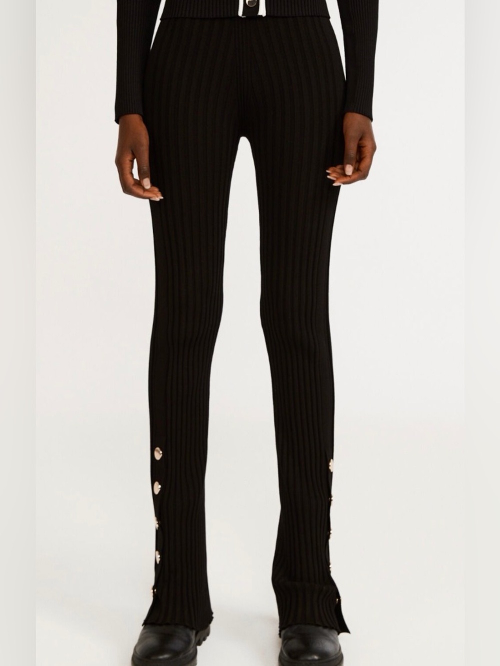 Claudie Pierlot Sweater Pull On Flare Pants